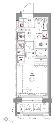AZEST阪東橋Ⅱの間取り画像