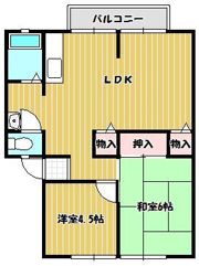 サンビレッジ六番街A～D棟の間取り画像