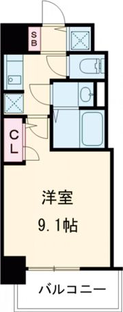 S-RESIDENCE堺altklasの間取り画像