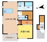 ラグーナ坂元の間取り画像