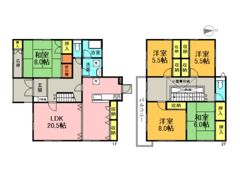 高島新屋敷M戸建【定借】の間取り画像