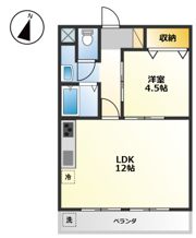ハイツ晴斗Ⅶの間取り画像
