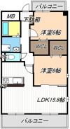 ベルラフィネの間取り画像
