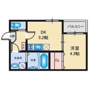 ノヴァ九重町の間取り画像