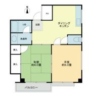 北町コーポ3号棟の間取り画像