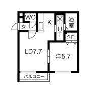 ecoa南郷17丁目の間取り画像
