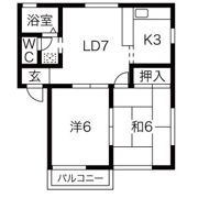 ゴールドハイツA・B棟の間取り画像