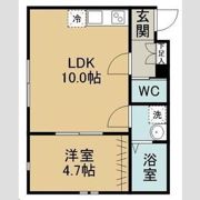 仮称八木山本町2丁目新築アパートの間取り画像