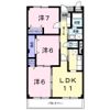 ベルメゾンの間取り画像
