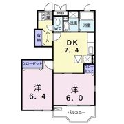 アムールDの間取り画像