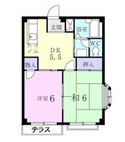 グリーンヒル扶桑Ⅱの間取り画像