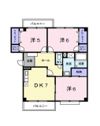 ラ・ヴィアンローズの間取り画像