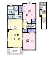 コリーヌ・アルカンシエルCの間取り画像