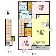 グランジュール Bの間取り画像