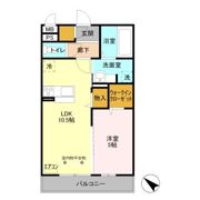 イルソーレ吉川美南 ジャッロの間取り画像