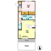 アヴェニール志津 Aの間取り画像
