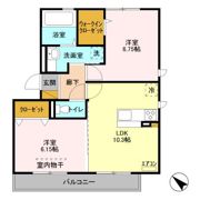 ラ・ヴィラージュ Ⅰ棟の間取り画像