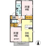 メゾンクレールDの間取り画像