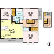 ベルデュール 六番館の間取り画像