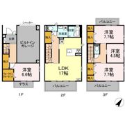 カレッツァⅡ番館の間取り画像