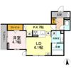ヴィラパルムの間取り画像