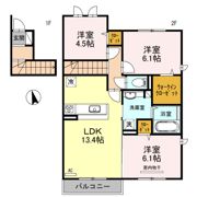 アルブル B棟の間取り画像