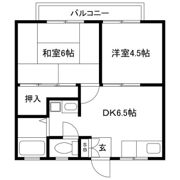 ハイツ白楊の間取り画像