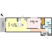 GRAMM桂北滝川 B棟の間取り画像