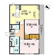 GRAMM桂北滝川 B棟の間取り画像