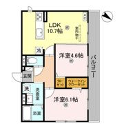 GRAMM桂北滝川 B棟の間取り画像