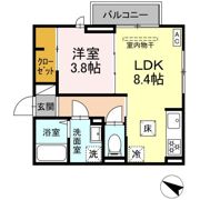 ロイヤルステージ西持田町B棟の間取り画像
