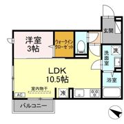 ロイヤルステージ西持田町B棟の間取り画像