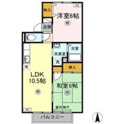 フォンティーヌ E棟の間取り画像