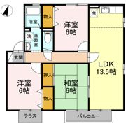 セジュール久山台の間取り画像