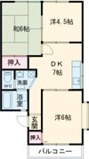 ハイツシラギクの間取り画像