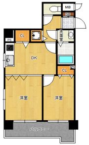ステイツ天神東の間取り画像