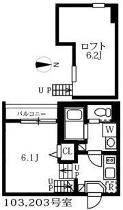 アイワイコート名城公園の間取り画像