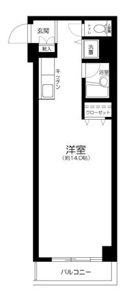 大成ルームズの間取り画像