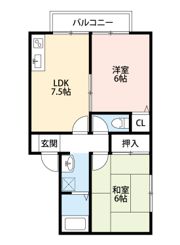 ハイカムール今原の間取り画像