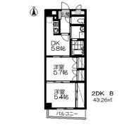 ロイヤルヒルズ中野の間取り画像