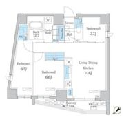 デュオフラッツ板橋大山の間取り画像