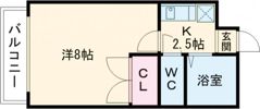 コーポジョイの間取り画像
