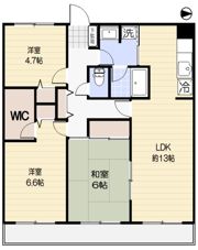 ウッディー遠藤の間取り画像