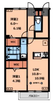 (仮称)上連雀5丁目賃貸住宅の間取り画像