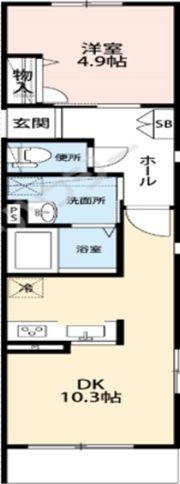 シャトレー宮崎2の間取り画像
