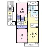 ノーブル桜岡の間取り画像