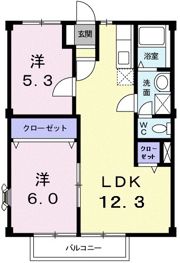 ピュアーズ95Cの間取り画像