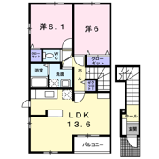 メゾン・ジェルメⅠの間取り画像