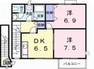オーブリーまゆの間取り画像