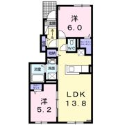 メゾン東陽Ⅱの間取り画像